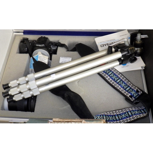54 - A quantity of cameras and binoculars etc (3)