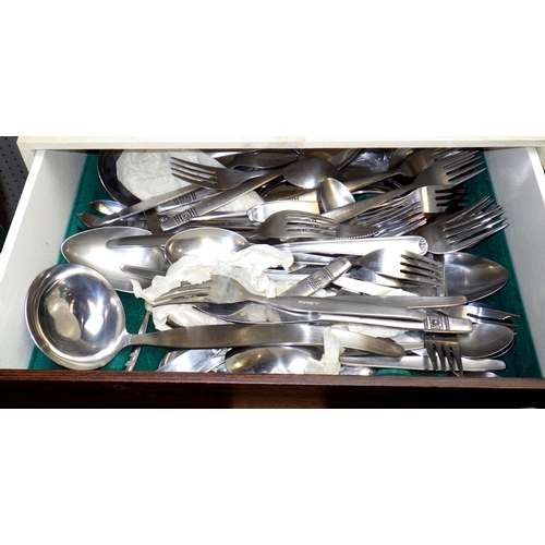 56 - A canteen of miscellaneous cutlery