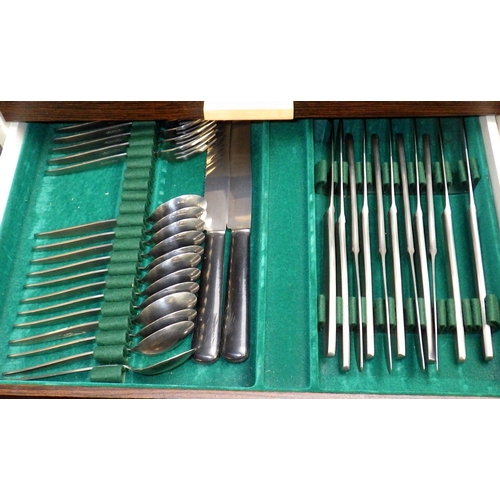 56 - A canteen of miscellaneous cutlery