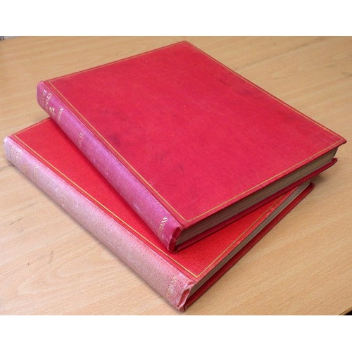 251 - Two volumes of F.W. Frohawk, 'Natural History of British Butterflies' together with the two volume s... 