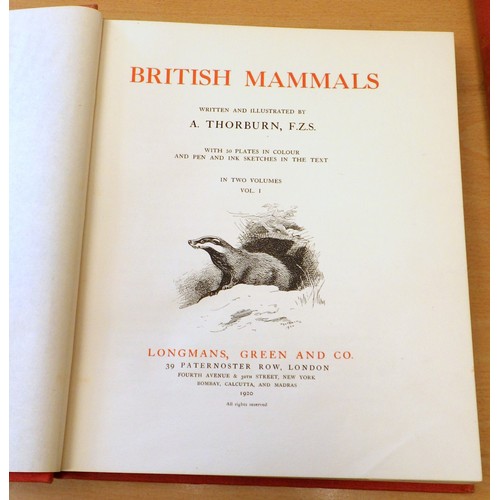 251 - Two volumes of F.W. Frohawk, 'Natural History of British Butterflies' together with the two volume s... 