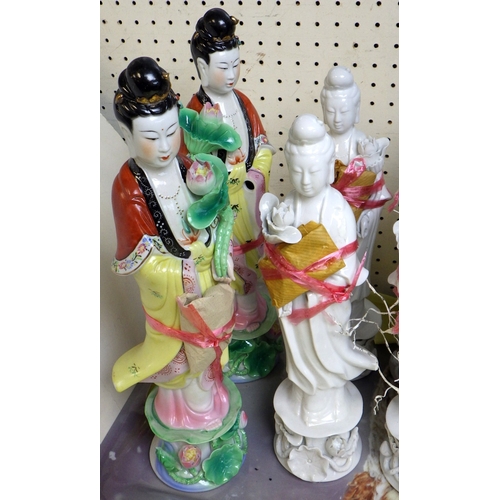 38 - Four pairs of Oriental figures