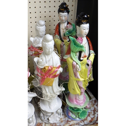 38 - Four pairs of Oriental figures