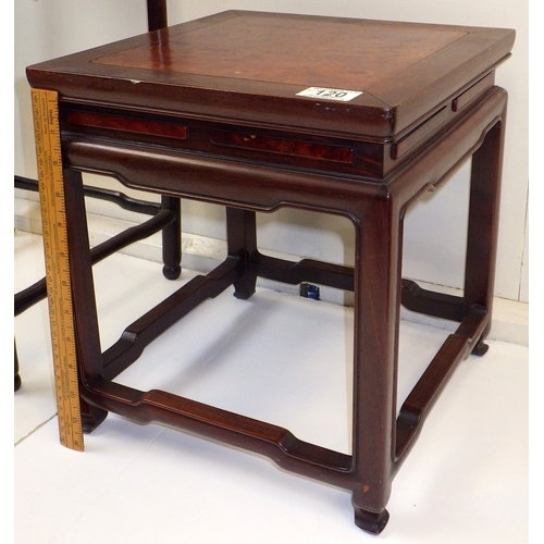 120 - A group of hardwood stands AF