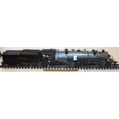 A large model railway M T H Electric Trains locomotive and tender. AF playworn, no boxes