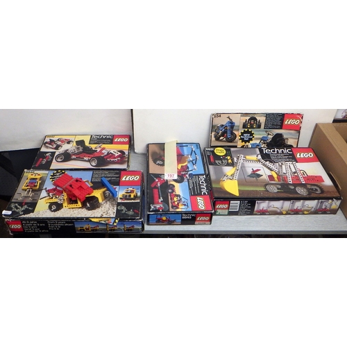 Three Lego boxes, contents AS FOUND PIECES MISSING, see images (4)
