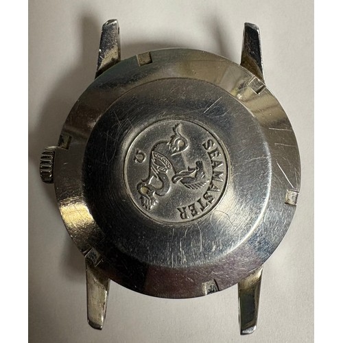 50 - An Omega Seamaster 30 comprising a manual winding mechanical movement under a black military style d... 