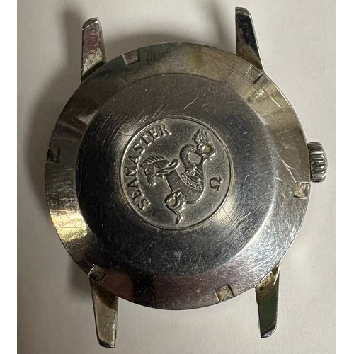 50 - An Omega Seamaster 30 comprising a manual winding mechanical movement under a black military style d... 