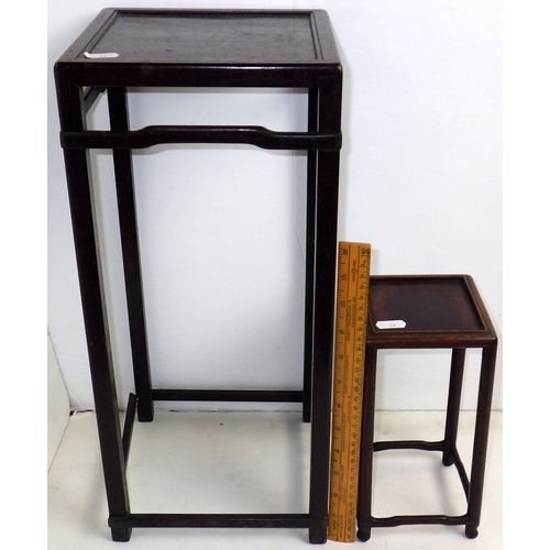 51 - A group of Oriental hardwood stands