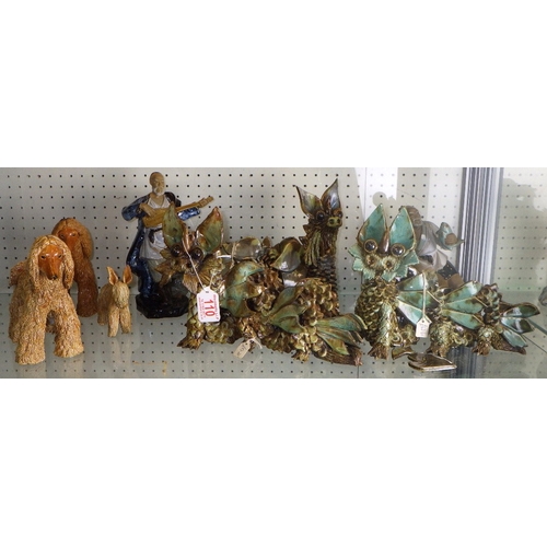 110 - Two Chinese Mudmen etc AF