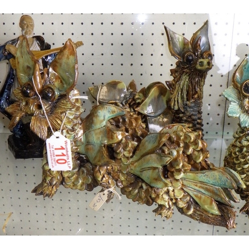 110 - Two Chinese Mudmen etc AF