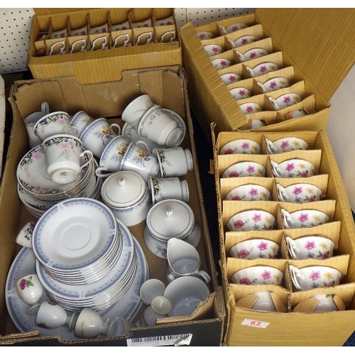 63 - A large qty of tea ware (4)