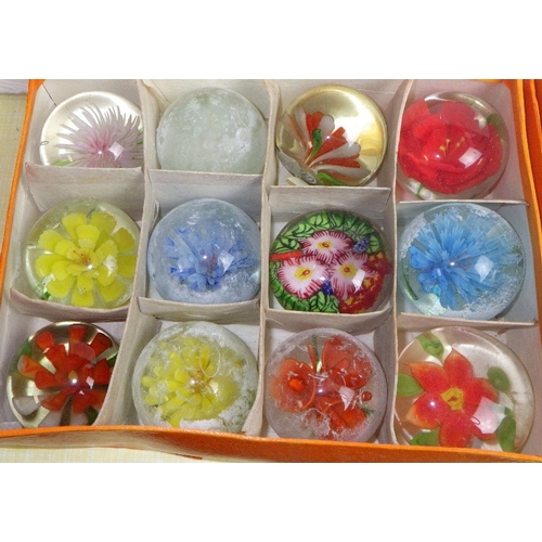 66 - A group of misc Oriental glass paperweights (2)