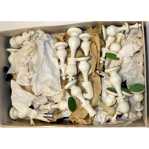 69 - A qty of misc chess pieces