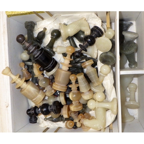 69 - A qty of misc chess pieces