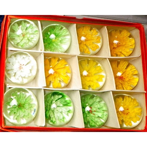 96 - A group of misc Oriental glass paperweights (2)