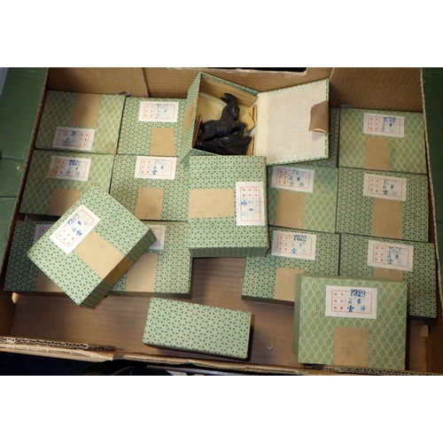 164 - A large qty of carved and polished stone animals (2)