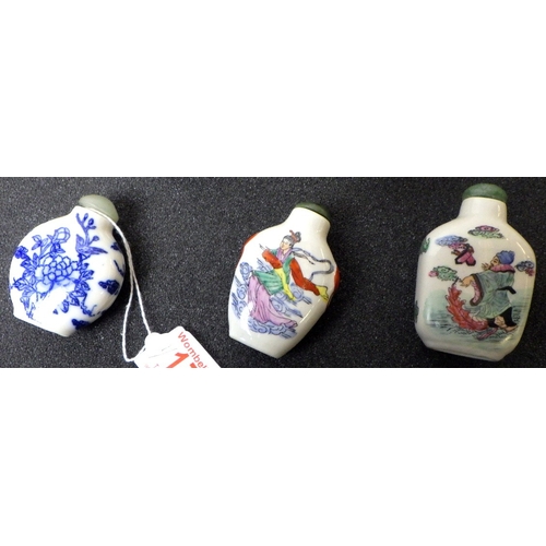 179 - A group of 9 Chinese snuff bottles