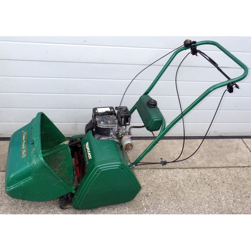 665 - A Qualcast Classic 35 S petrol cylinder lawnmower