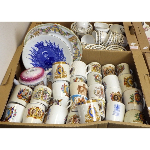 268 - A large qty of misc ceramics to inc misc tea ware, commemorative ware etc AF (4)