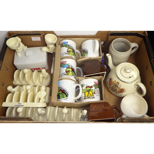 294 - A large qty of misc ceramics to inc Lurpak toast racks, Windsor tea ware etc (4)