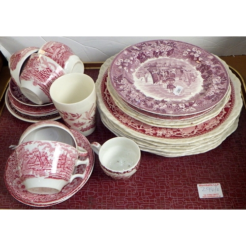 294 - A large qty of misc ceramics to inc Lurpak toast racks, Windsor tea ware etc (4)