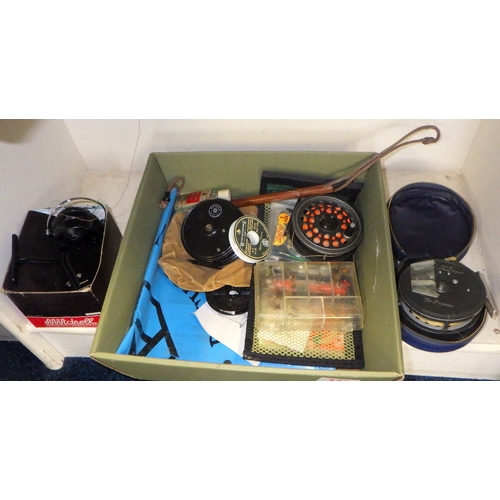 315 - A House of Hardy 'The Princess' fishing reel together with further reels, two Hardy rods, LLBean rod... 