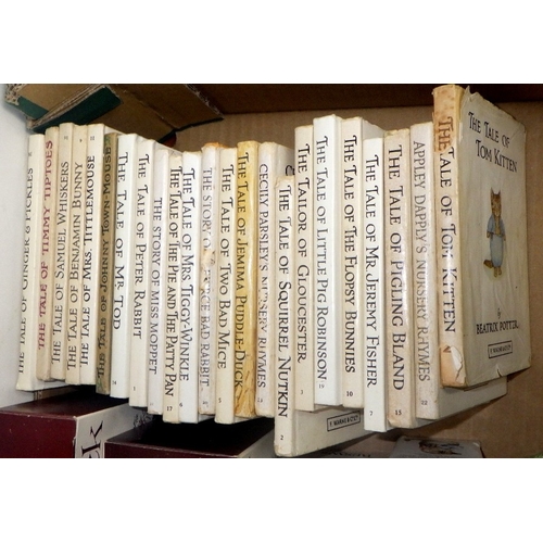 373 - A group of Beatrix Potter Beswick figures and books