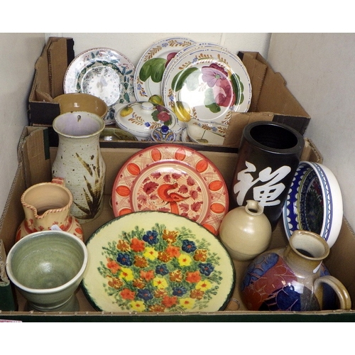 380 - A qty of Art Pottery, Belle Fiore tableware etc (2)