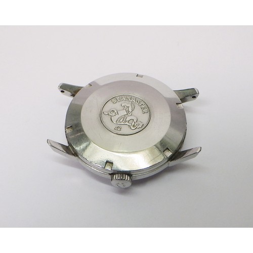 50 - An Omega Seamaster 30 comprising a manual winding mechanical movement under a black military style d... 