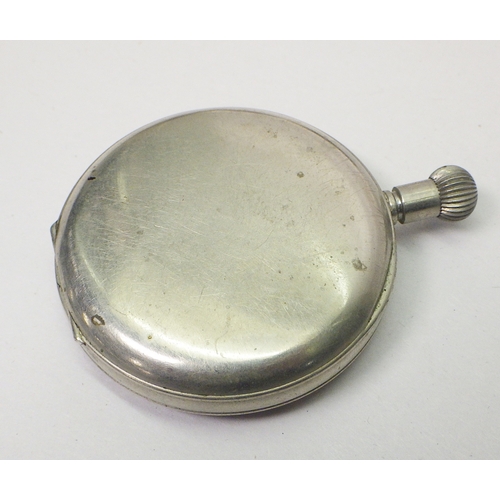 93 - A Huber stopwatch of WW2 German Kriegsmarine type, no issue marking; a collection of military intere... 