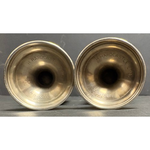 15 - A pair of Limited edition silver goblet, commissioned by Henry Hardcastle of York to mark the 1300th... 