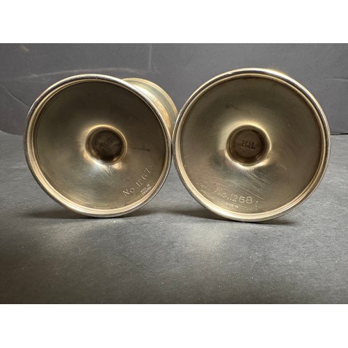 14 - A pair of silver goblets, by Barker Ellis Silver Co., Birmingham 1970, bearing the City of York cres... 