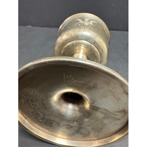 16 - A silver chalice made to commemorate the investiture of H.R.H. Prince Charles as Prince of Wales at ... 