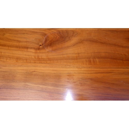 610 - A PETER 'DINKY' DAYNES DOLPHIN MAN (EX MOUSEMAN) WALNUT DINING TABLE, 183cm x 108cm  & 6 CHAIRS CARV... 