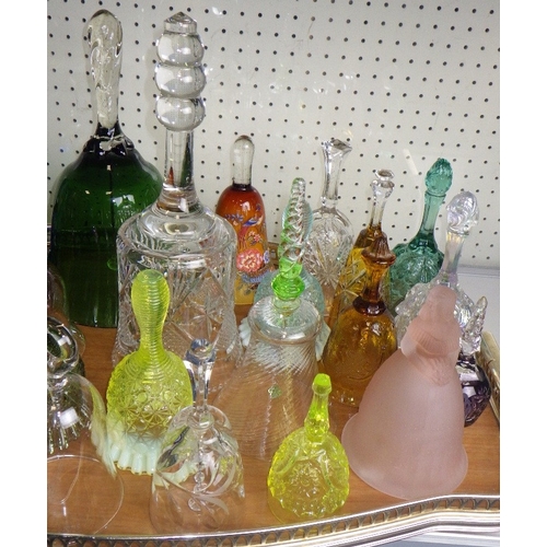 183 - A qty of glass bells