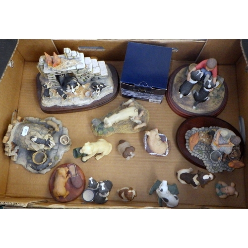 231 - A qty of Border Fine Arts models etc