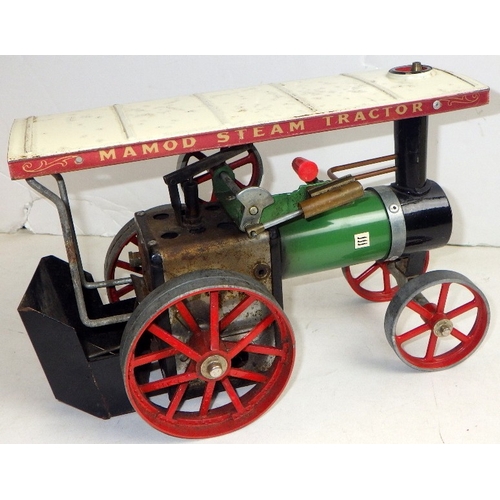 396 - A Mamod steam traction engine