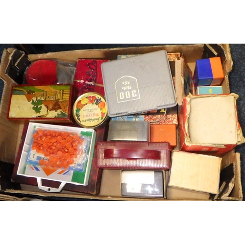 340 - Four boxes of misc kitchenware etc to inc six Babycham glasses (4)