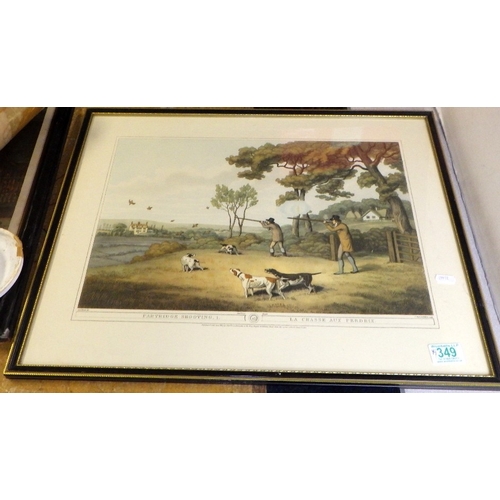349 - Hunting prints to inc George Morland, CT Garland etc (qty)