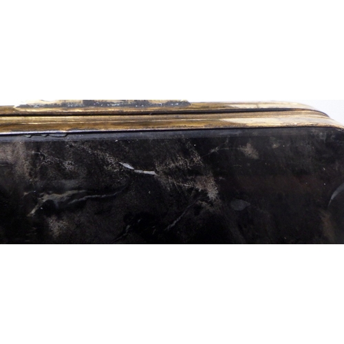 382 - A group of four 19thC and later snuff / tobacco boxes, AF