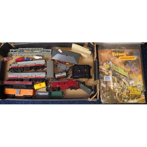 A qty of Tri-Ang model railway to inc Passenger Train etc