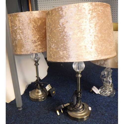37 - A group of misc table lamps (6)