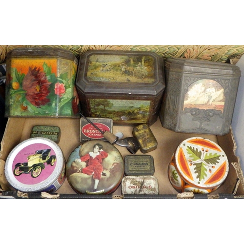 51 - A qty of vintage advertising tins (2)