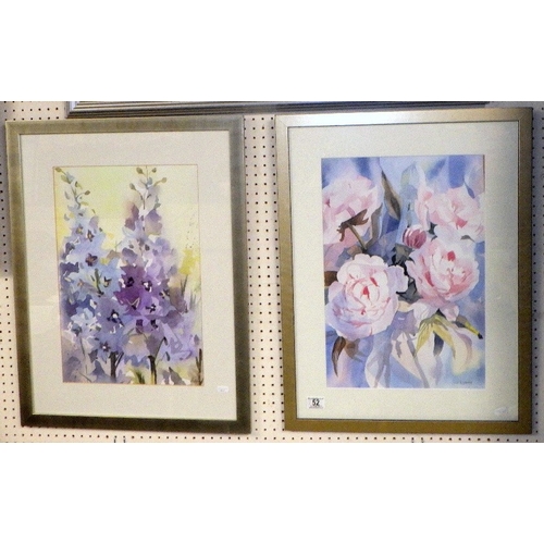 52 - An S Holdsworth signed watercolour together with further pictures and prints (7)