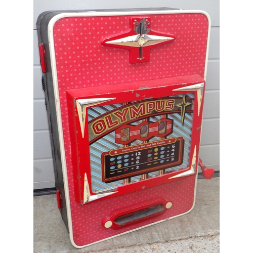 An Olympus one arm bandit fruit machine (a/f)