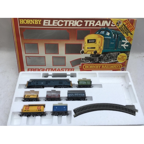 254 - Hornby railways, OO scale, electric train set, boxed, R578 Freightmaster, incomplete no transformer