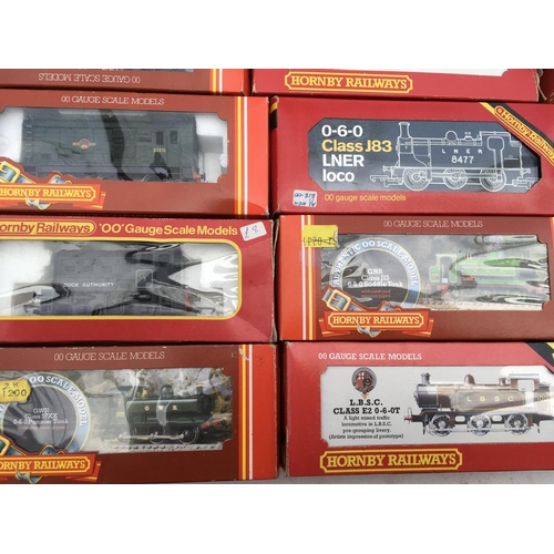 255 - Hornby railways, OO scale, locomotives x13, boxed, including #R300 GWR class 57XX Pannier tank, #R25... 