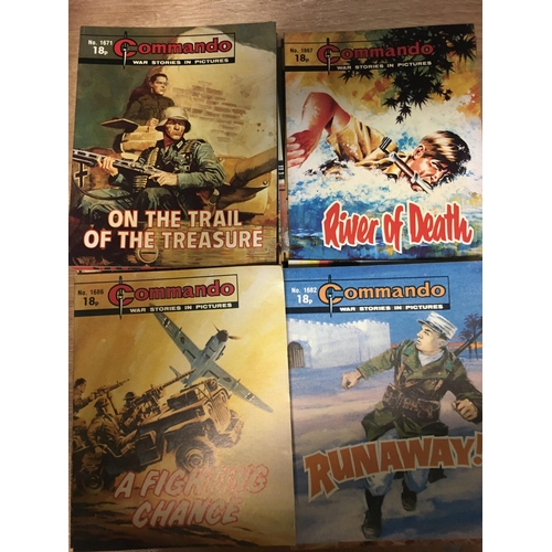 2300 - Commando war stories in pictures magazines, x96, #1600-1699