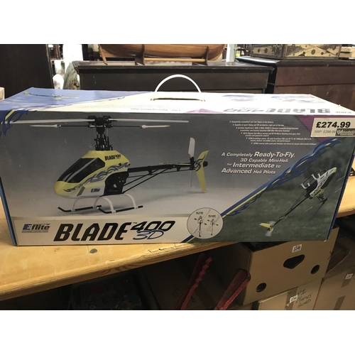 2321 - Eflite, Blade 400, R/C Helicopter, new in box